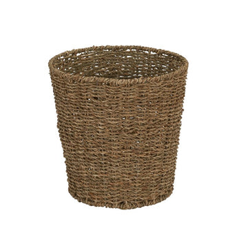 Noa Wicker/Rattan Natural Modern Round Waste Basket